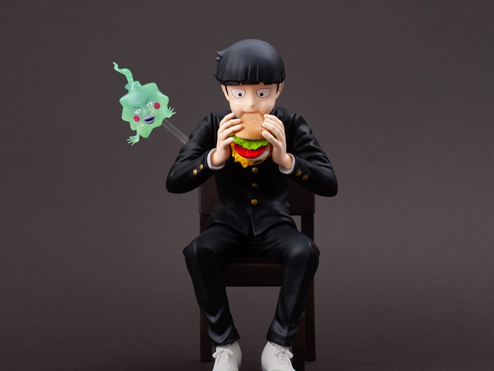 Mob Psycho 100 x Bunbougu Cafe 2022 Shigeo Kageyama & Ekubo Figure Gallery Image 1