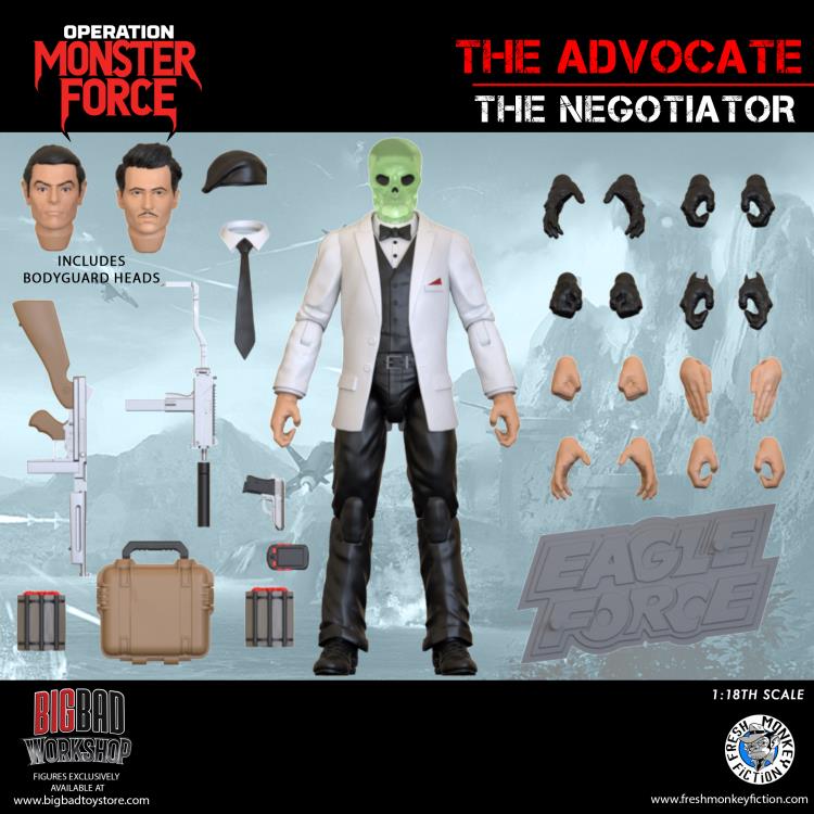 オペレーション モンスターフォース フィギュア 2体セット Operation: Monster Force The Advocate 1/18 Scale BBTS Exclusive