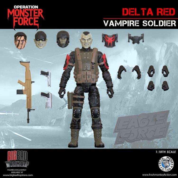 Operation: Monster Force Delta Red 1/18 Scale BBTS Exclusive