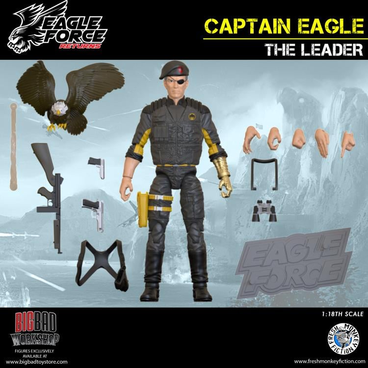 Eagle Force Captain Eagle 1/18 Scale BBTS Exclusive Action Figure Gallery Image 10