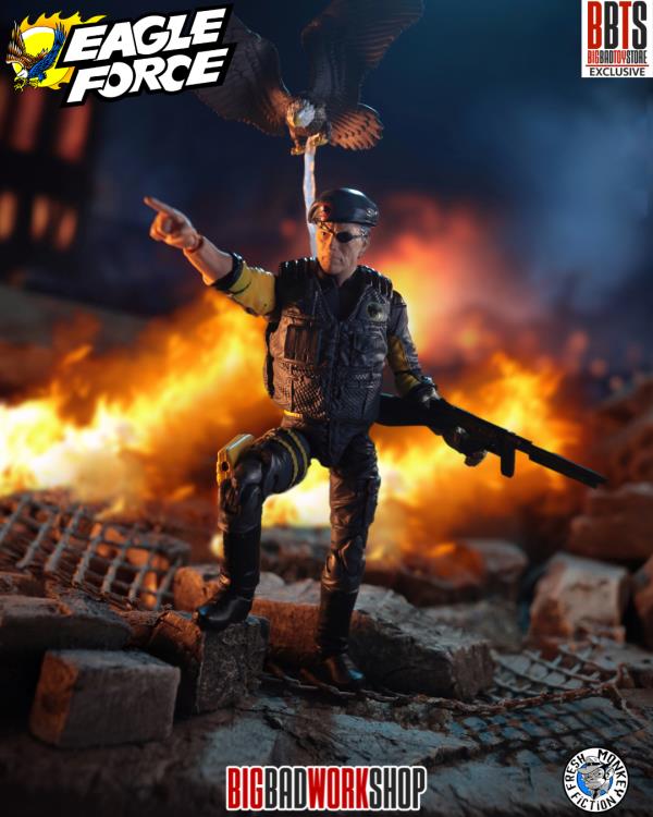 Eagle Force Captain Eagle 1/18 Scale BBTS Exclusive Action Figure Gallery Image 4