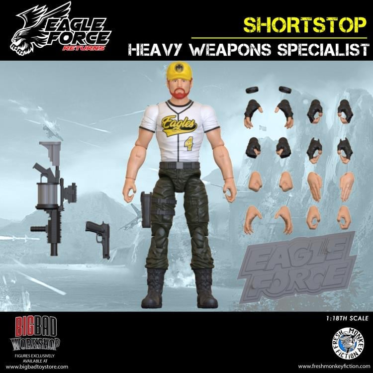 Eagle Force Shortstop 1/18 Scale BBTS Exclusive Action Figure Gallery Image 4