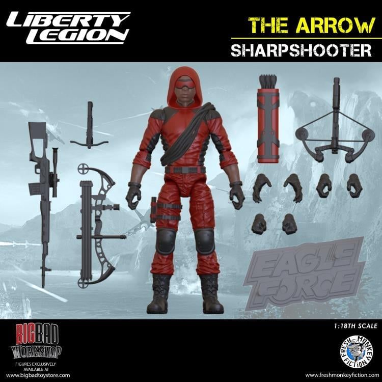 Liberty Legion The Arrow 1/18 Scale BBTS Exclusive Action Figure Gallery Image 4