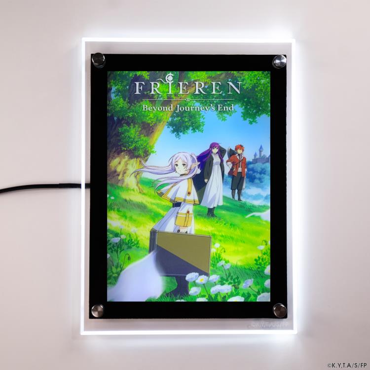 Frieren: Beyond Journey's End Frieren, Fern, & Stark LED Neon Poster Gallery Image 3