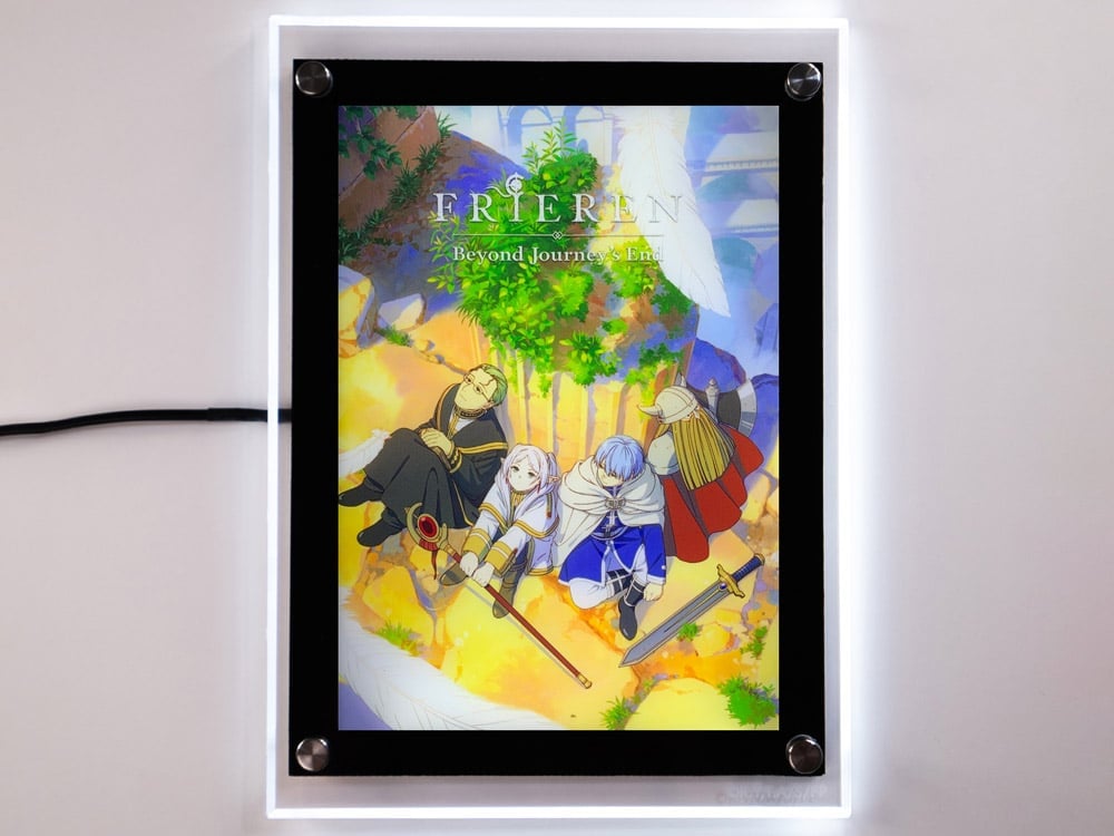 Frieren: Beyond Journey's End Party of Heroes LED Neon Poster Gallery Image 1