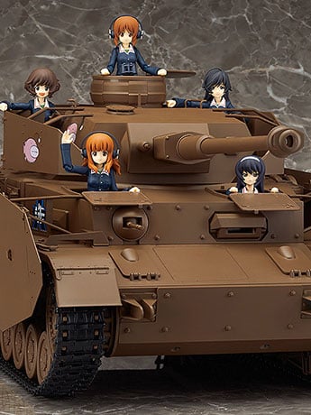 Girls und Panzer figma Vehicles Panzer IV Tank H Type Wonder Fest 2016 Exclusive Gallery Image 2