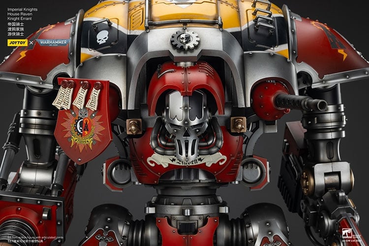 Warhammer 40K Imperial Knights House Raven Knight Errant 1/18 Scale Action Figure Gallery Image 14