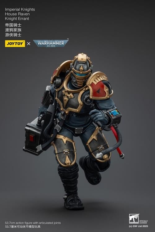 Warhammer 40K Imperial Knights House Raven Knight Errant 1/18 Scale Action Figure Gallery Image 29