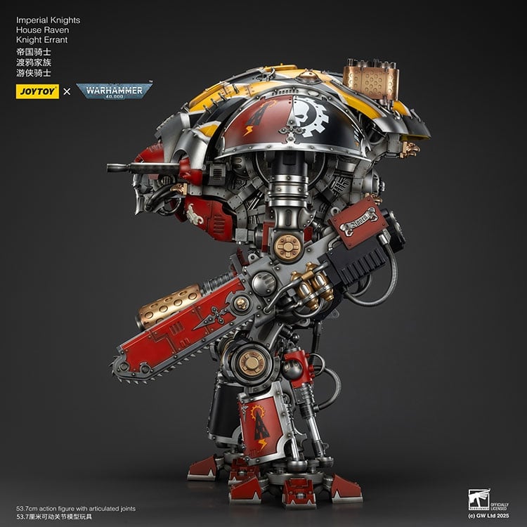 Warhammer 40K Imperial Knights House Raven Knight Errant 1/18 Scale Action Figure Gallery Image 13
