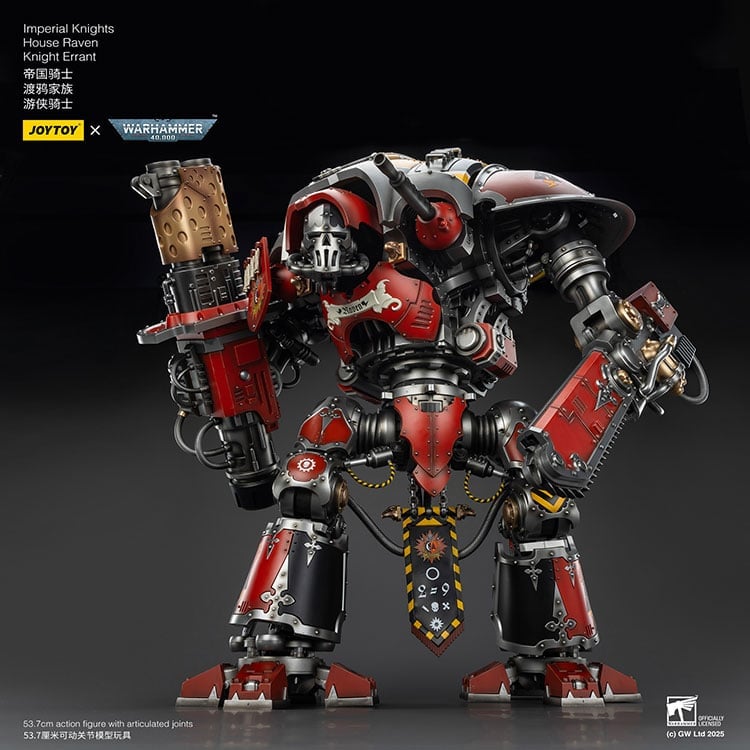 Warhammer 40K Imperial Knights House Raven Knight Errant 1/18 Scale Action Figure Gallery Image 10
