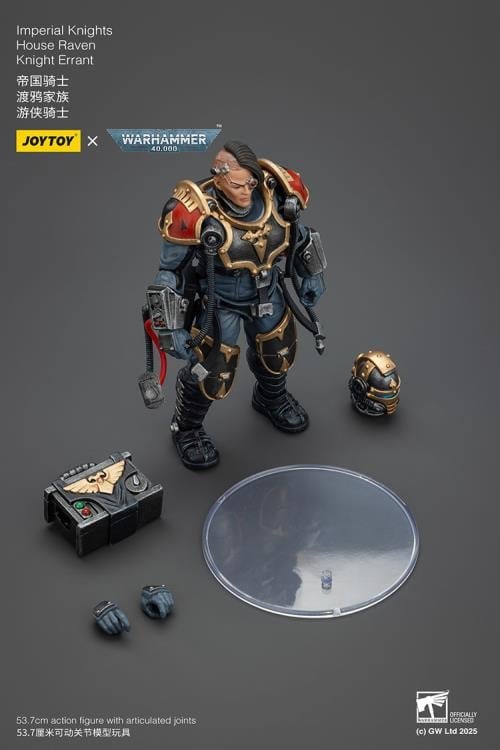 Warhammer 40K Imperial Knights House Raven Knight Errant 1/18 Scale Action Figure Gallery Image 31