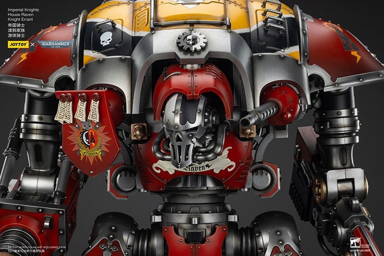 Warhammer 40K Imperial Knights House Raven Knight Errant 1/18 Scale Action Figure Gallery Image 15