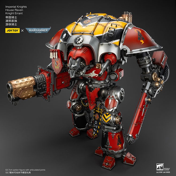 Warhammer 40K Imperial Knights House Raven Knight Errant 1/18 Scale Action Figure Gallery Image 22