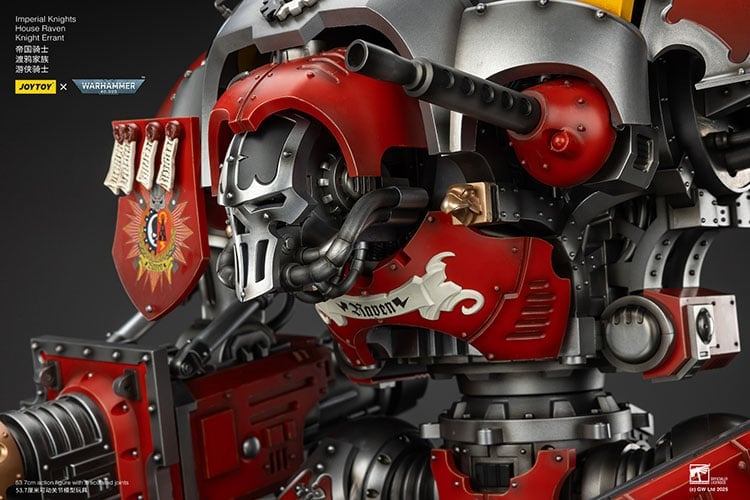 Warhammer 40K Imperial Knights House Raven Knight Errant 1/18 Scale Action Figure Gallery Image 16
