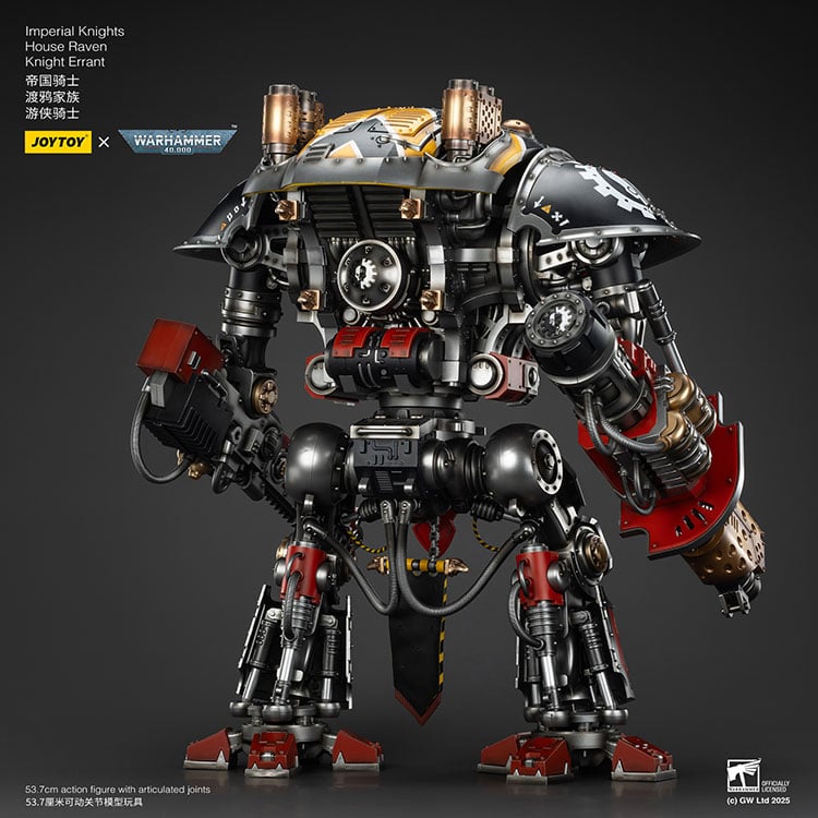 Warhammer 40K Imperial Knights House Raven Knight Errant 1/18 Scale Action Figure Gallery Image 19