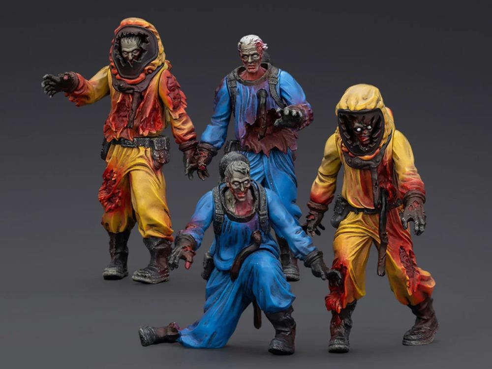 Dark Source Zombie Biochemical Lab Team 1/25 Scale Figure Set