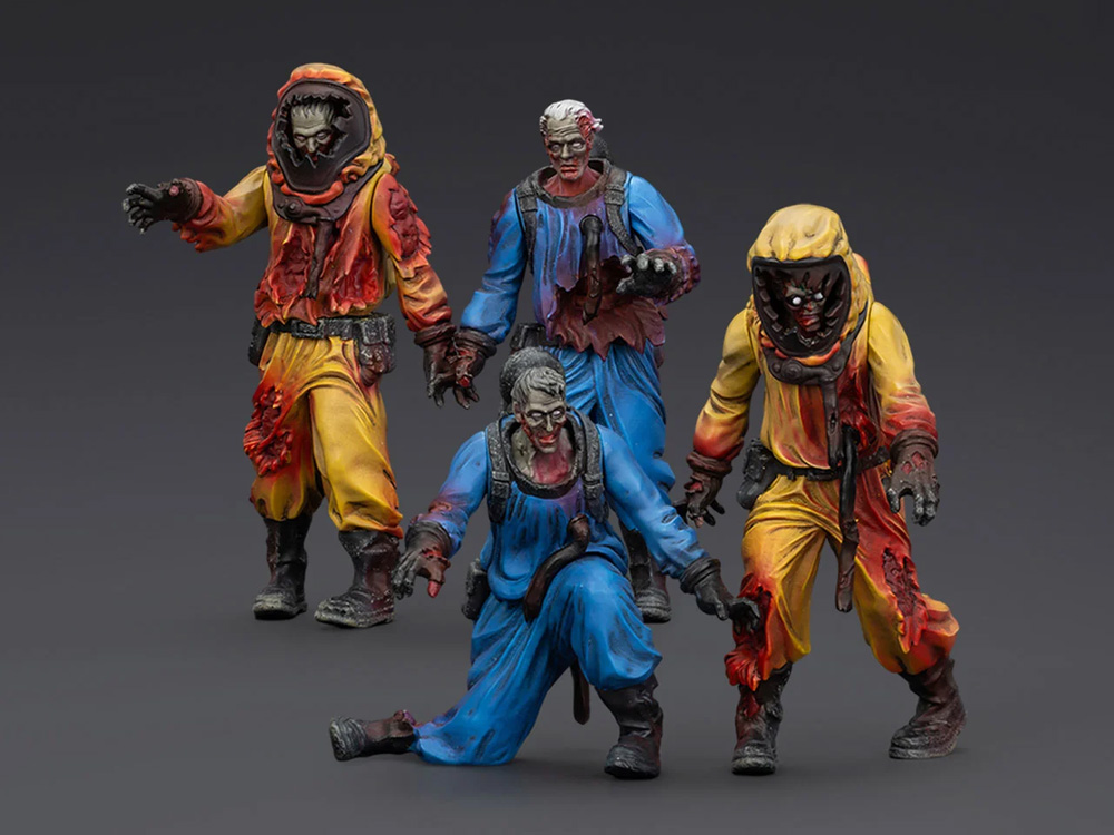 Dark Source Zombie Biochemical Lab Team 1/25 Scale Figure Set