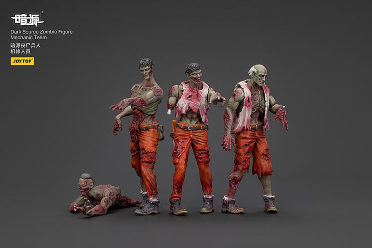 Dark Source Zombie Mechanic Team 1/25 Scale Figure Set