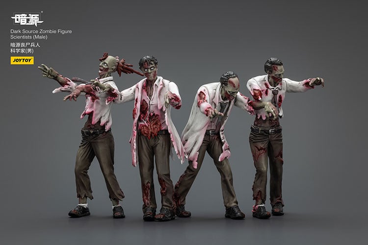Dark Source Zombie Scientists (Male) 1/25 Scale Figure Set Gallery Image 4
