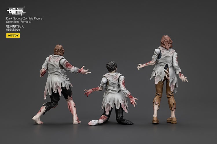 Dark Source Zombie Scientists (Female) 1/25 Scale Figure Set