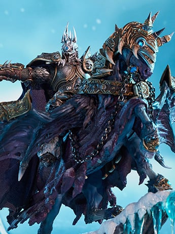 World of Warcraft The Lich King & Invincible Premium Limited Edition Statue Gallery Image 2