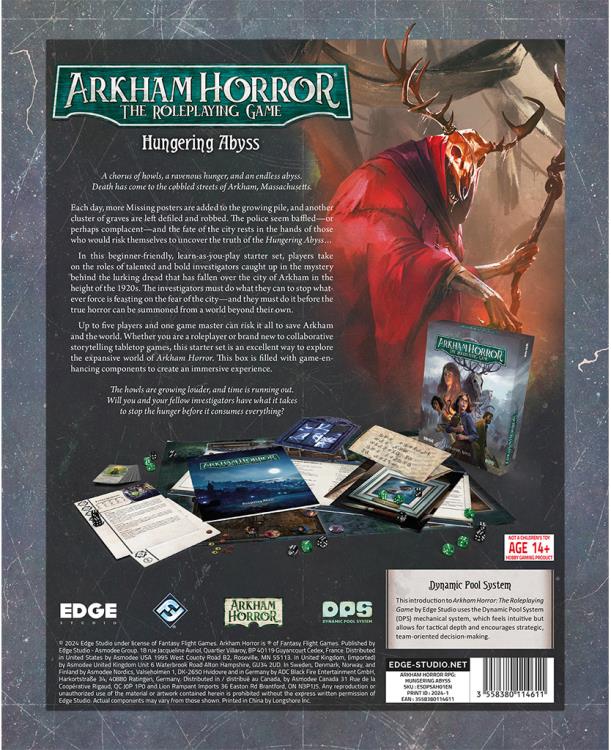 Arkham Horror The Roleplaying Game Hungering Abyss Starter Set Gallery Image 6