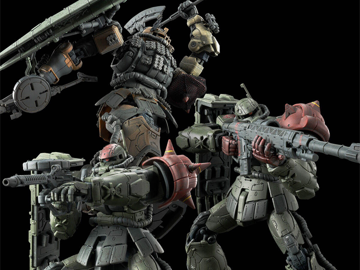 Gundam: Requiem for Vengeance HG Zaku II F Type Chubs & Kale +
