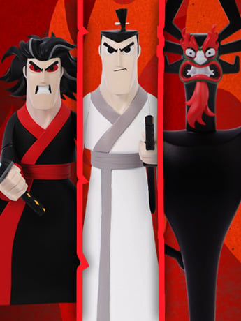 Samurai Jack 5 Points Deluxe Action Figure Set
