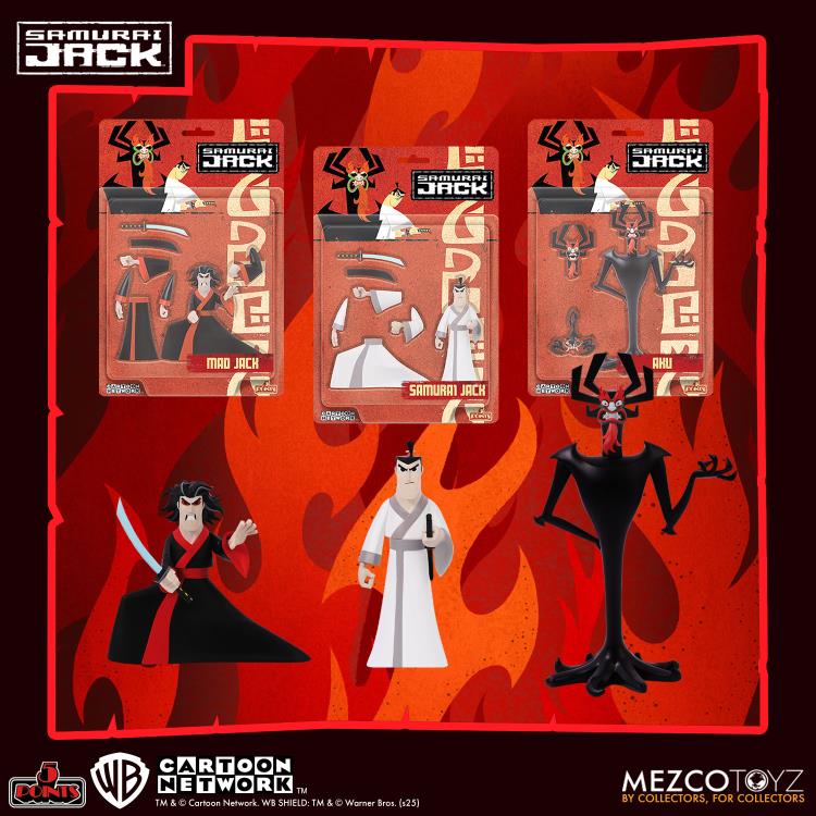 Samurai Jack 5 Points Deluxe Action Figure Set