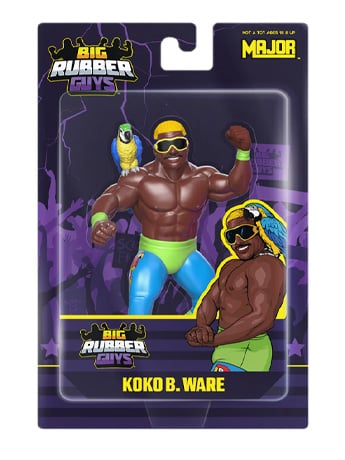 Image of Big Rubber Guys Koko B. Ware Figure