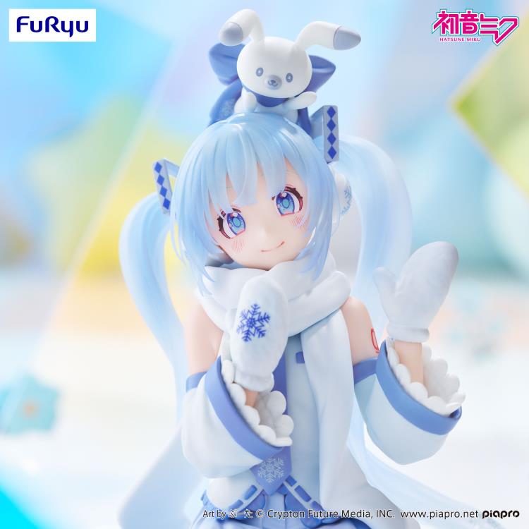 Vocaloid Snow Miku (Sky Town 10th Ver.) Noodle Stopper Figure Gallery Image 7
