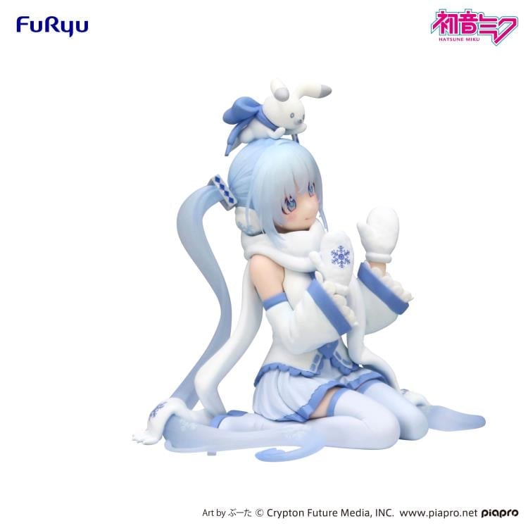 Vocaloid Snow Miku (Sky Town 10th Ver.) Noodle Stopper Figure Gallery Image 17