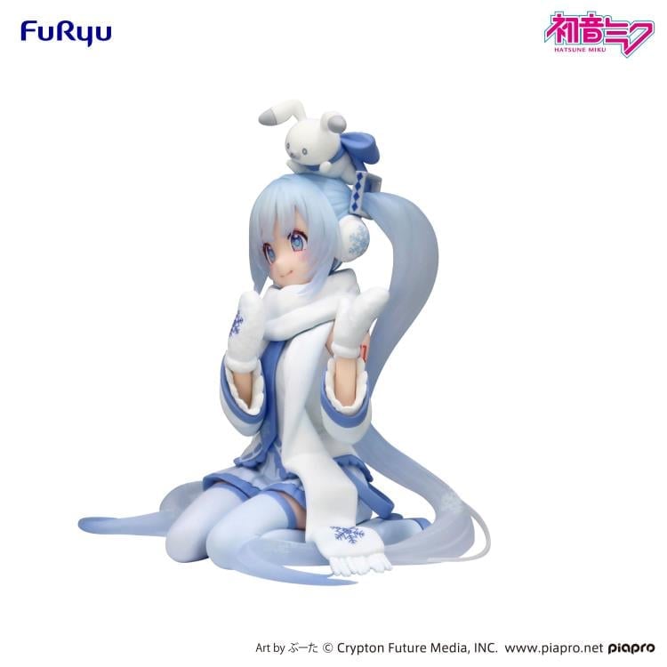 Vocaloid Snow Miku (Sky Town 10th Ver.) Noodle Stopper Figure Gallery Image 11