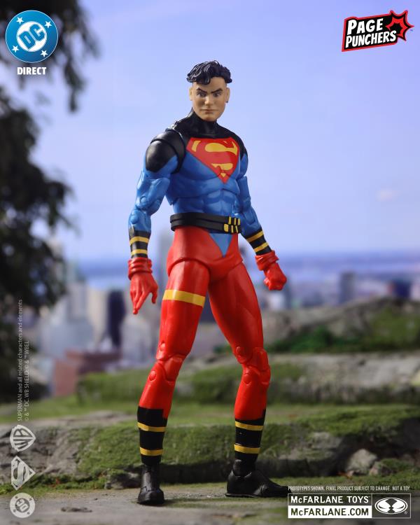 Superboy DC Page Punchers Superboy 7" Action Figure with Comic Gallery Image 3