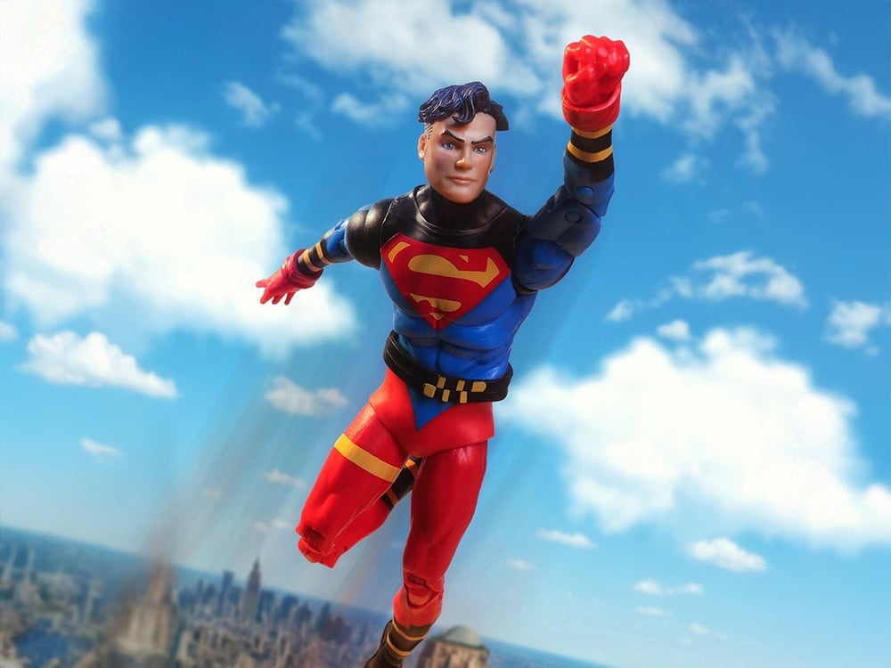 Superboy DC Page Punchers Superboy 7" Action Figure with Comic Gallery Image 1