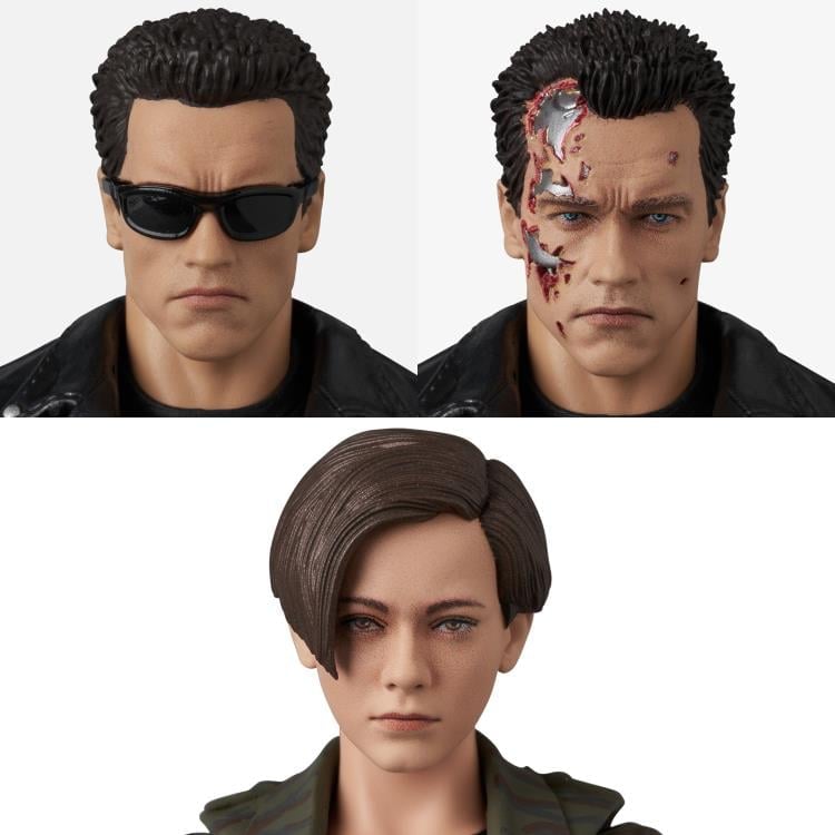 Terminator 2: Judgment Day MAFEX No.280 T-800 (T2 Ver.) and John Connor Action Figure Two-Pack Gallery Image 13