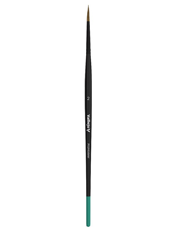 Vallejo Natural Hair Round No.2 Pro Modeler Brush Gallery Image 2
