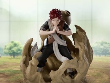 Set Figure Con Cartoline Naruto Shippuden - Megahouse Petit Chara Land 10th Anniversary - 2