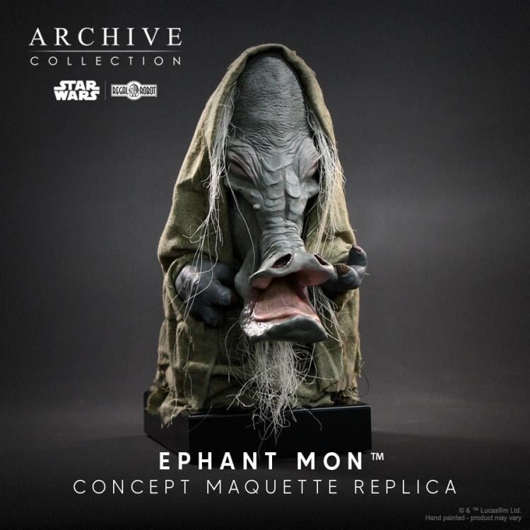 Star Wars: Return of the Jedi Archive Collection Ephant Mon (Signature Edition) Limited Edition Concept Maquette Replica Gallery Image 3