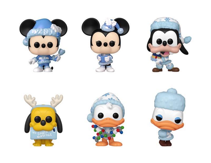 Mickey and Friends Pocket Pop! Holiday Mystery Snowball Box of 12 Random Figures Gallery Image 3