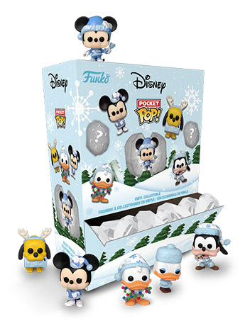 Mickey and Friends Pocket Pop! Holiday Mystery Snowball Box of 12 Random Figures Gallery Image 2