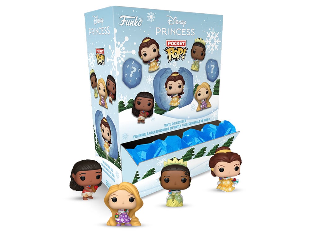 Disney Pocket Pop! Princess Holiday Mystery Ice Box of 12 Random Figures Gallery Image 1