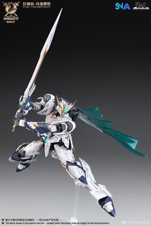 The Round Table Knights Giant Sword Tristan 1/144 Scale Model Kit Gallery Image 19