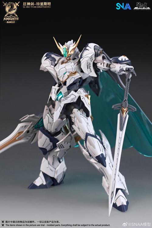 The Round Table Knights Giant Sword Tristan 1/144 Scale Model Kit Gallery Image 18