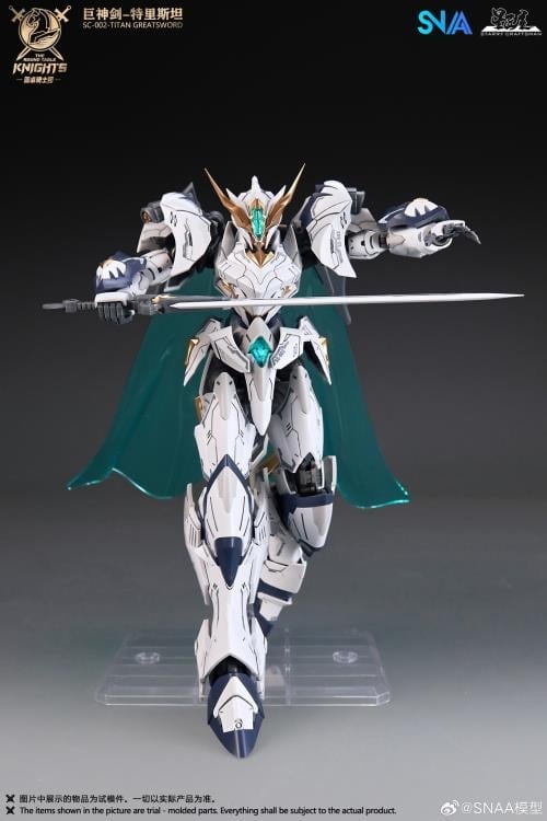 The Round Table Knights Giant Sword Tristan 1/144 Scale Model Kit Gallery Image 17
