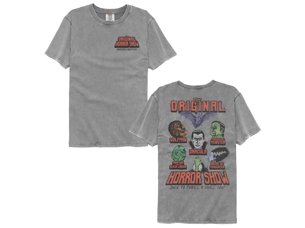Universal Monsters The Original Horror Show T-Shirt Gallery Image 1