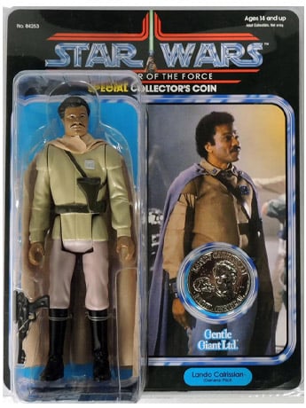 Star Wars: The Power of the Force Lando Calrissian (General Pilot) Exclusive Limited Edition Jumbo Figure Gallery Image 2