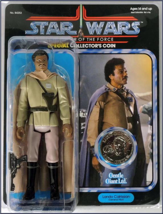 Star Wars: The Power of the Force Lando Calrissian (General Pilot) Exclusive Limited Edition Jumbo Figure Gallery Image 3