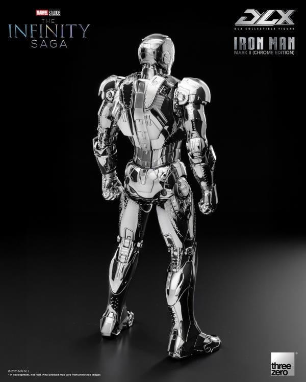 Marvel: The Infinity Saga DLX Iron Man Mark 2 (Chrome Edition) 1/12 Scale Action Figure Gallery Image 4