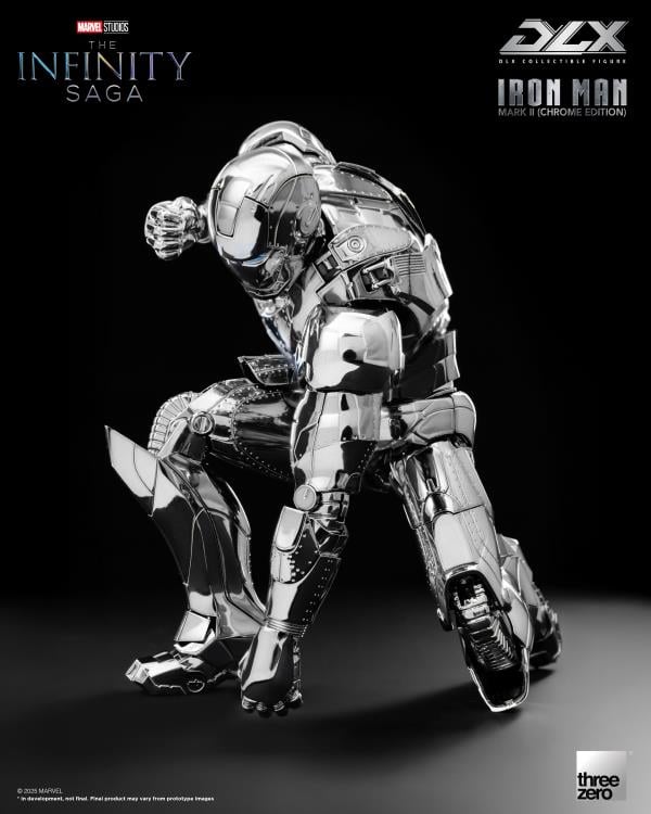 Marvel: The Infinity Saga DLX Iron Man Mark 2 (Chrome Edition) 1/12 Scale Action Figure Gallery Image 11